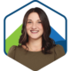 Molly A. Brown (portrait photo graphic)